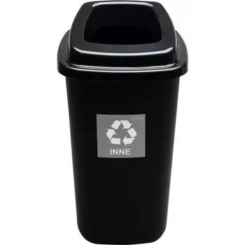 Odpadkový koš Odpadkový koš na tříděný odpad 45 l - černý, směsný odpad