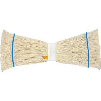 mop Top mop dlouhé třásně 500 g, prošité smyčky, bílý tkaloun s mikrovláknem