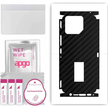 Pouzdro na mobilní telefon Fólie / Ochranná fólie na ZÁDA + BOKY pro Asus ROG Phone 8 Pro - Karbonová Černá