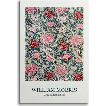 Obraz Reprodukce grafiky Williama Morrise Cray Obraz na plátně Replika 60x90 cm