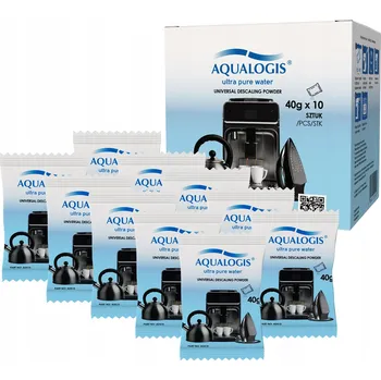 Odvápňovací prášek pro kávovary, 10x sáček 40g Aqualogis