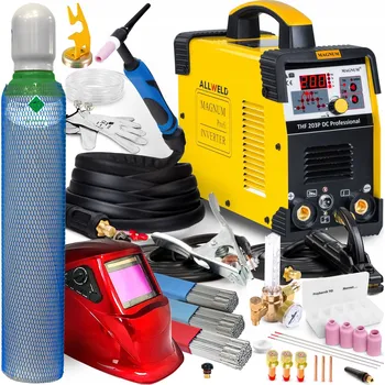 Svářečka INVERTOROVÁ SVAŘEČKA MAGNUM THF 203P TIG DC MMA PULS IGBT HF 230V 200A HF