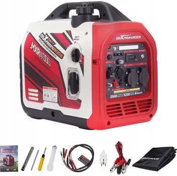 Elektrocentrála Jednofázová benzínová elektrocentrála Maxpeedingrods 3500 W, přenosná