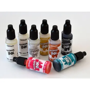 Výtvarná barva CERNIT Alkoholový inkoust 20 ml - RUBÍNOVÝ 474