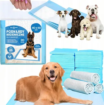 Kosmetika pro psa PODLOŽKY HYGIENICKÉ PRO PSY K VÝCVIKU ČURÁNÍ XL 40x60cm SILNÉ 50 KS