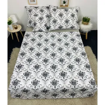 Povlečení Francouzské bavlněné povlečení - Černobílá elegance