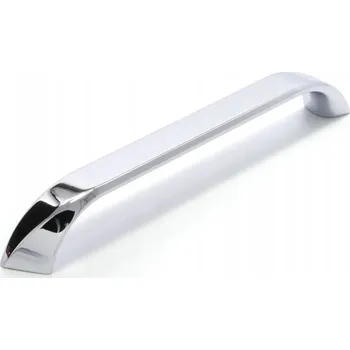 Nábytkové kování Nábytková úchytka reling stříbrná lesklá 17,7 x 1,8 x 2,6 cm