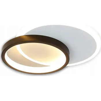 STROPNÍ SVÍTIDLO STROPNÍ SVÍTIDLO LED LUSTR MINIMALISTICKÝ BÍLÝ ČERNÝ LOFT STUDENÁ