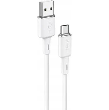 Datový kabel ACEFAST USB kabel - USB Typ C 1,2M, 3A BÍLÝ + DOTYKOVÉ PERO