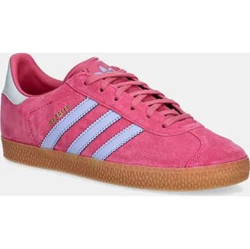 Dětská móda Dětské kožené tenisky adidas Originals GAZELLE JR5941 růžová 42X, EUR 35.5