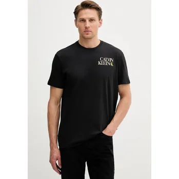 Bavlněné tričko Calvin Klein Jeans LV04RC844G černá 99X, vel. XS