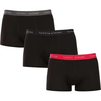 Boxerky 3PACK pánské boxerky Tommy Hilfiger černé (UM0UM02763 0VW) S UM0UM02763 0VW Možnost vrácení zboží ZDARMA do 120 dnů!