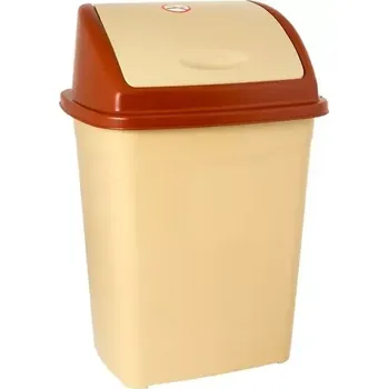Odpadkový koš Odpadkový koš plastový 9 l - béžový