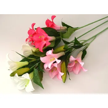 umělá květina Umělé květiny - Himalájská lilie - BÍLÁ