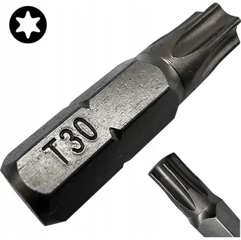 Bit BIT DO ŠROUBOVÁKU TX30 25mm HVĚZDIČKOVÝ TORX COBIT 1 Ks