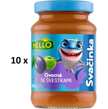 Hello ovocná svačinka se švestkami 10 x 190 g