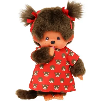 Monchhichi Plyšák 20 cm, Holčička v šatech