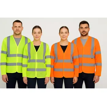 reflexní vesta Reflexní vesta QUOLL Hi-Vis (síťovaná oranžová/žlutá)