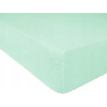 Prostěradlo Froté prostěradlo s gumou 60x120 cm, mořská barva