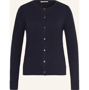Dámský svetr Lilienfels Dámský Pletený Kardigan Z Kašmíru, tmavě modrá, 36