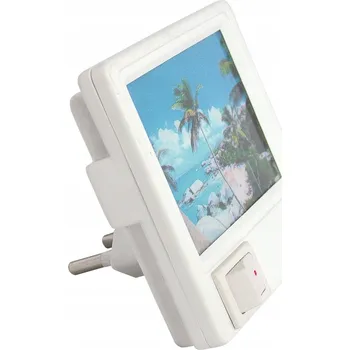 Lampička Zásuvková lampička Ideus Simpson HL981L LED 0,4W bílá