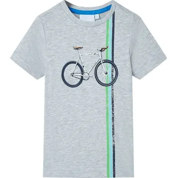 Chlapecké tričko Dětské tričko s krátkým rukávem šedé 104