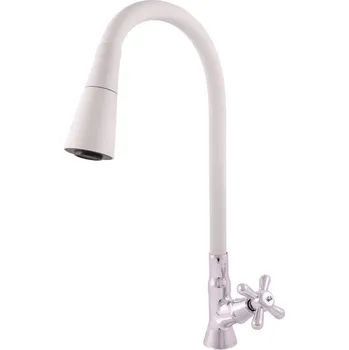 Vodovodní baterie RAV Slezák - Umyvadlová baterie s flexibilním ramínkem, Chrom/Šedá MK194/13S MK194/13S