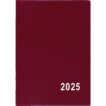 Diář Diář 2026 měsíční Anežka-PVC bordó