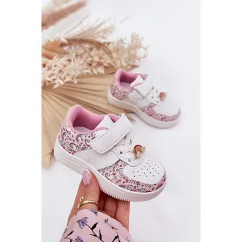 Dívčí tenisky Boto Dětské tenisky sportovní boty jednorožci růžové Thalia Boto bílá | růžová 3339479