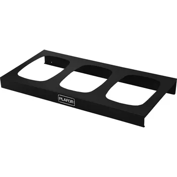 Odpadkový koš Kovová základna pro koše 3 dílný - 90 l