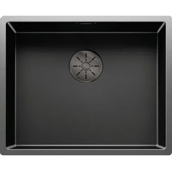 Granitový dřez Jednokomorový dřez Blanco ocel ocel šedý