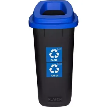 Odpadkový koš Odpadkový koš na tříděný odpad 90 l - modrý, papír