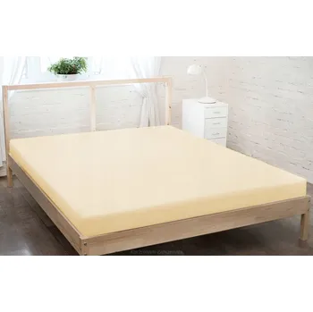 Prostěradlo Prostěradlo jersey s gumou 140x200 světle béžové