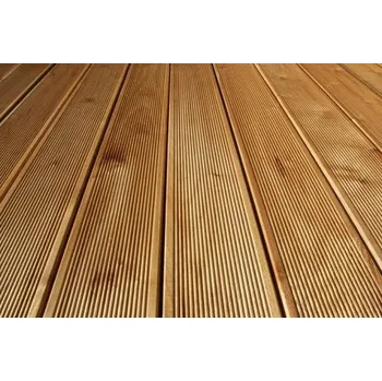 Terasové prkno Terasové prkno drážkované - MODŘÍN 26 x 146 mm , kvalita BC Délka latě: 4 m