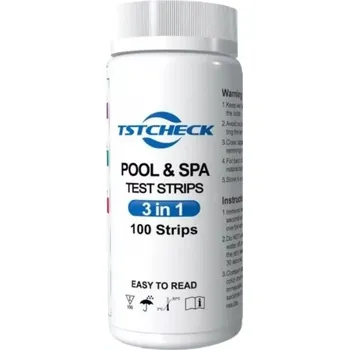 Bazénová chemie Nanolab NANOBAY Papírkový tester bazénové vody 3v1 - 100 testů