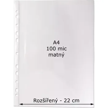 Prospektový obal CONCORDE A4, 100mic, 50 ks, matný