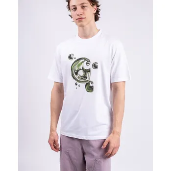 Carhartt WIP S/S Solar Chrome C-Logo T-Shirt White L