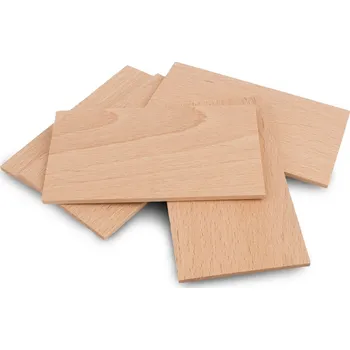 Metrie Dřevěná destička z masivu buk, 125 x 70 x 3,5 mm