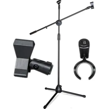 Zabezpečení domácnosti Podlahový stativ s ramenem pro mikrofon Mozos SM803