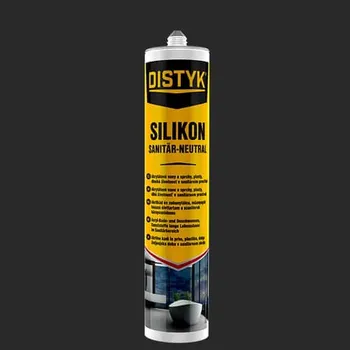 stavební silikon Den Braven SANITÁRNÍ NEUTRÁLNÍ SILIKON Distyk 280 ml bílá Varianta: Sanitární neutrální silikon DISTYK Line 280 ml kartuše bílá