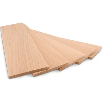 Metrie Dřevěná destička z masivu buk, 258 x 70 x 5 mm