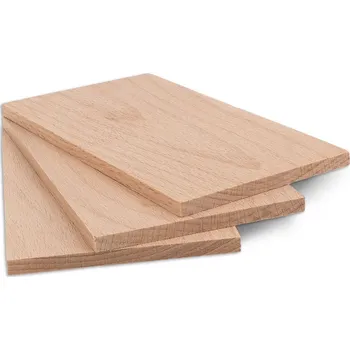 Metrie Dřevěná destička z masivu buk, 125 x 70 x 5 mm