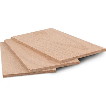 Metrie Dřevěná destička z masivu buk, 80 x 60 x 3 mm