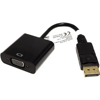 Video kabel 12.99.3136 Konvertor DP(M) -> VGA(F), 10cm, 1920x1200, černý