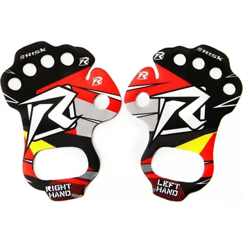 Motocyklový chránič kolene a holeně chrániče dlaní (2 ks), Risk Racing (vel. S/M)