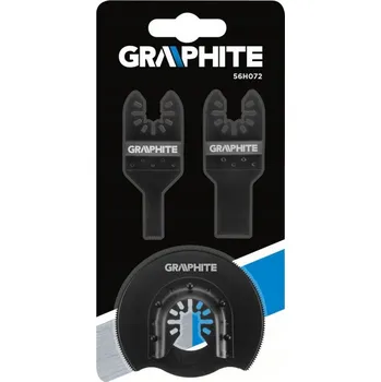 Vrták GRAPHITE 56H072 Sada pilových listů na kov, 3 ks