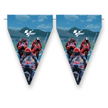 Vlaječková girlanda Moto GP 3m