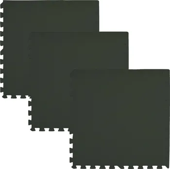 Humbi Pěnová Podložka Pěnové Puzzle 3 Ks černá, 60 x 60 x 1 cm