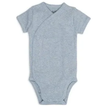 Kojenecké oblečení Lodger Body s krátkým rukávem Melange - Blue Fogg, vel. 56