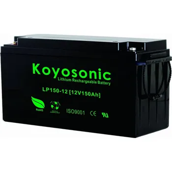 Záložní baterie AKUMULÁTOR LifePO4 12V 150Ah BMS 100A pro KAMPERA LODÍ PANELŮ UPS